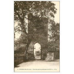 carte postale ancienne 74 YVOIRE. Porte gothique