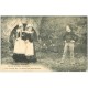 carte postale ancienne LA BRETAGNE. Amour incertain 1916