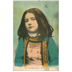 carte postale ancienne LA BRETAGNE. Enfant Breton 1911