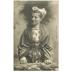 carte postale ancienne LA BRETAGNE. Jeune Fille Pays de Léon