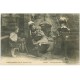 carte postale ancienne LA BRETAGNE. La Popotte des Petiots 1918