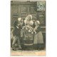 carte postale ancienne LA BRETAGNE. Souhaits des Petits Enfants à Grand-mère 1906