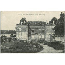 carte postale ancienne 26 CHATEAU DE PIZANCON 1916