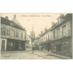 carte postale ancienne 02 FERE-EN-TARDENOIS. Rue de l'Eglise 1917