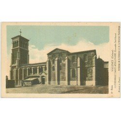 carte postale ancienne 26 VALENCE. Cathédrale Saint-Apollinaire. Carte Notice