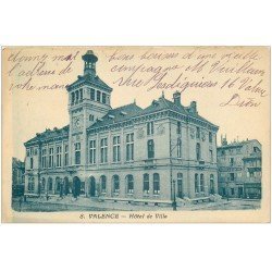 carte postale ancienne 26 VALENCE. Hôtel de Ville et Fabrique de Bijouterie