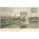 carte postale ancienne 26 VALENCE. Le Pont suspendu 1903