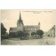 carte postale ancienne 14 CONDE-SUR-NOIREAU. Eglise et Square Saint-Martin 1930