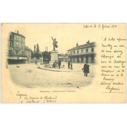 carte postale ancienne 26 VALENCE. Monument Bancel 1901