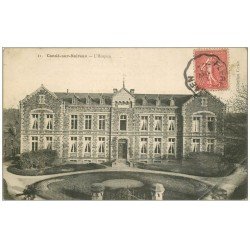 carte postale ancienne 14 CONDE-SUR-NOIREAU. L'Hospice. Pli coin droit...