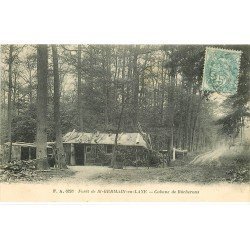 carte postale ancienne 78 SAINT-GERMAIN-EN-LAYE. Cabane de Bûcherons vers 1906