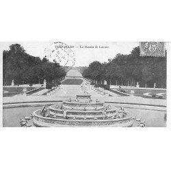 carte postale ancienne 78 VERSAILLES. Carte mignonette du Bassin de Latone 1906. 13.5 x 7 cm