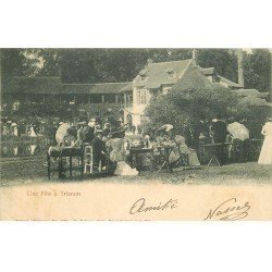 carte postale ancienne 78 VERSAILLES. Une Fête à Trianon 1903