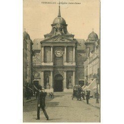 carte postale ancienne 78 VERSAILLES. Eglise Notre-Dame