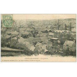carte postale ancienne 14 CONDE-SUR-NOIREAU. Vue générale 1907