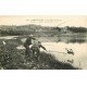 carte postale ancienne 78 VERSAILLES. Pêcheurs de parapluie à la Pièce d'eau des Suisses