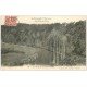 carte postale ancienne 14 COSSEVILLE. Les Rochers 1906