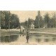 carte postale ancienne 78 MAISONS-LAFFITTE. Avenues Lafayette et Mirabeau 1909 animation