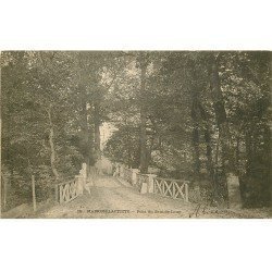 carte postale ancienne 78 MAISONS-LAFFITTE. Pont du Saut-du-Loup 1903