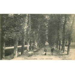 carte postale ancienne 78 MAISONS-LAFFITTE. Parc Avenue Eglé 1915 Tampon Médecin de l'Armée