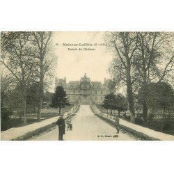carte postale ancienne 78 MAISONS-LAFFITTE. Entrée du Château
