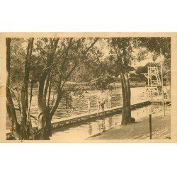 carte postale ancienne 78 ANDRESY. Petit Bain club Nautique 1936