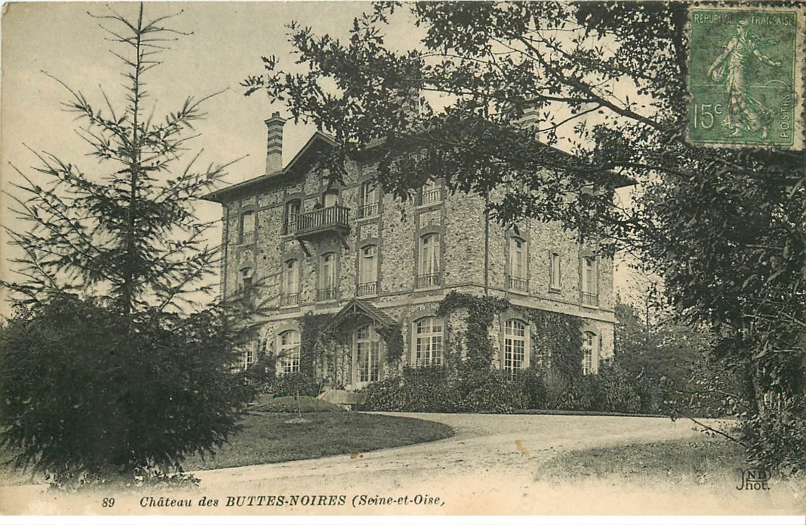carte postale ancienne 78 BUTTES-NOIRES. Le Château 1920