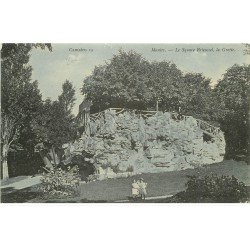 carte postale ancienne 78 MANTES. Square Brieussel la Grotte