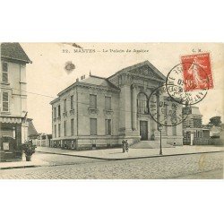 carte postale ancienne 78 MANTES. Le Palais de Justice 1907