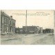 carte postale ancienne 02 FLAVY-LE-MARTEL. La Grande Rue et la Mairie 1919
