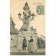 carte postale ancienne 78 MANTES. Statue de la République 1907