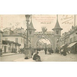 carte postale ancienne 78 MANTES. Vieille Porte de Rosny pour Concours musical 1903