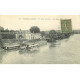 carte postale ancienne 78 MANTES-LA-JOLIE. Bateaux Hydrothérapie et Garage