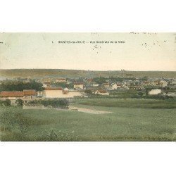 carte postale ancienne 78 MANTES-LA-JOLIE. La Ville 1907