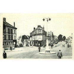 carte postale ancienne 78 MANTES-SUR-SEINE. Route de Rosny