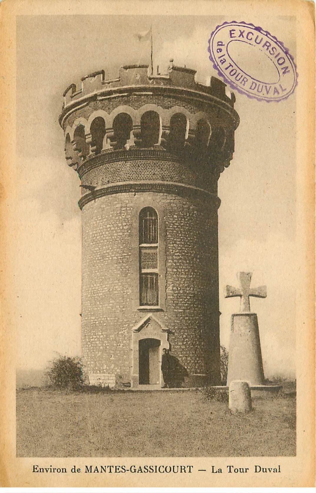 carte postale ancienne 78 MANTES-GASSINCOURT. Tour Durval