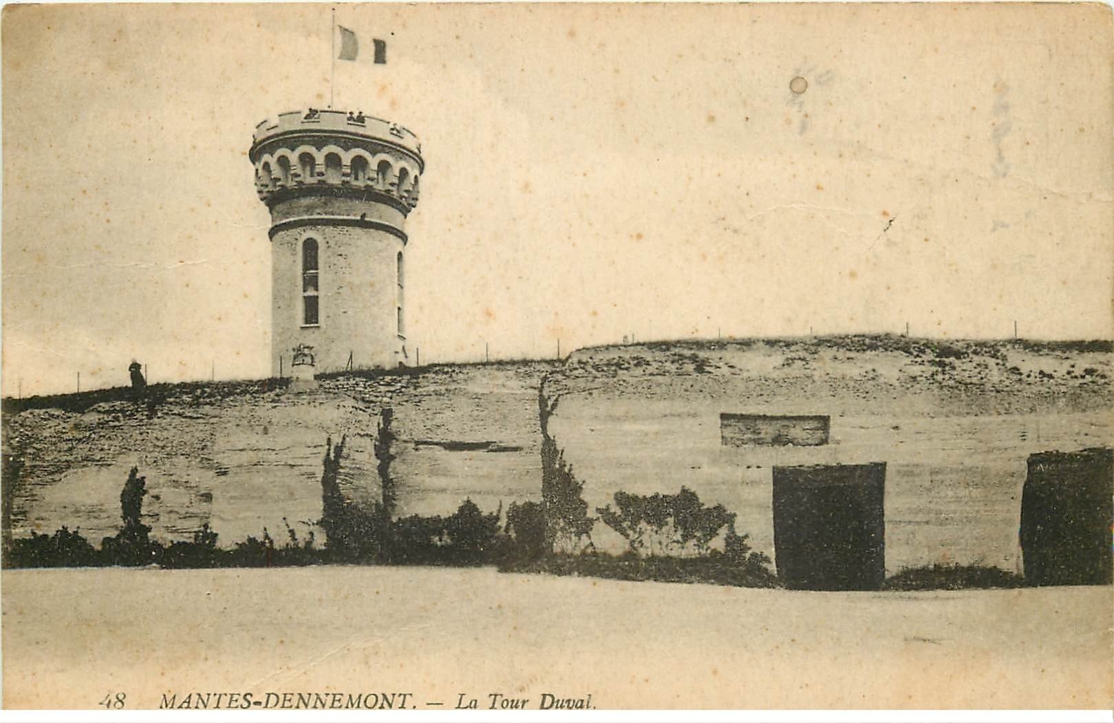 carte postale ancienne 78 MANTES-GASSINCOURT. La Tour Duval