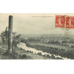 carte postale ancienne 78 ERMITAGE SAINT-SAUVEUR. Panorama 1920