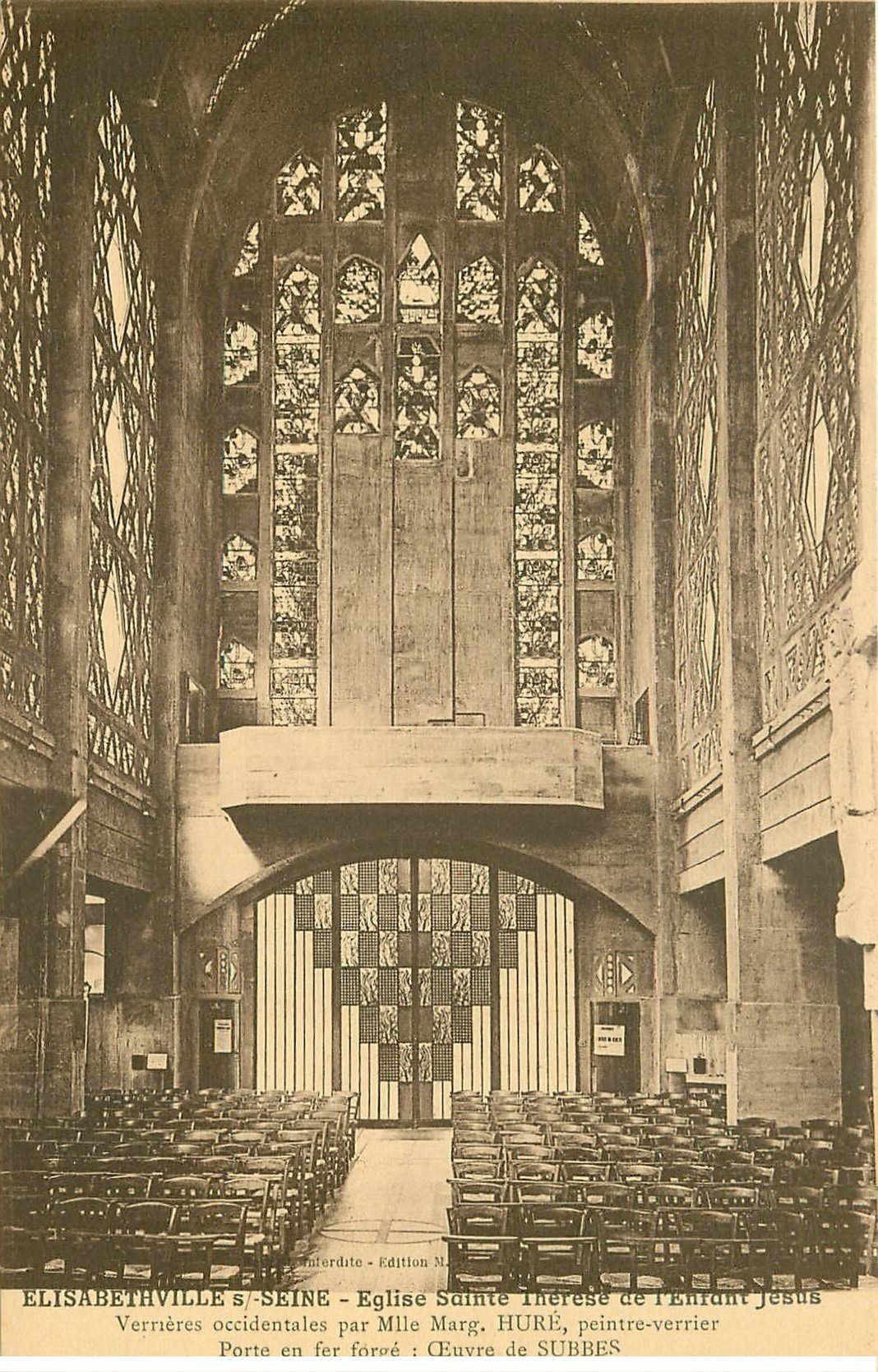 carte postale ancienne 78 ELISABETHVILLE. Verrières