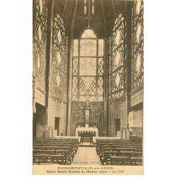 carte postale ancienne 78 ELISABETHVILLE. Eglise Nef