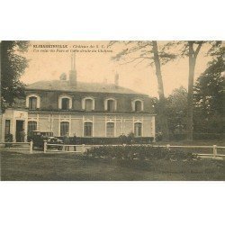 carte postale ancienne 78 ELISABETHVILLE. Château de S.C.F voiture ancienne