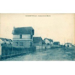 carte postale ancienne 78 ELISABETHVILLE. Avenue de la Marne