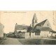 carte postale ancienne 78 ELANCOURT. Place de l'Eglise et Grande Rue 1904. Timbre manquant