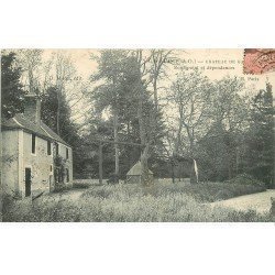 carte postale ancienne 78 GUALLUIS. Rond-Point et Dépendances du Château 1905
