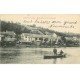 carte postale ancienne 78 GLOTON. Rameurs à la Glotonnière 1923
