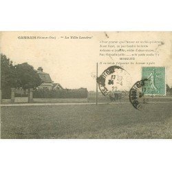 carte postale ancienne 78 GAMBAIS. Villa Landru 1922