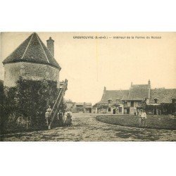 carte postale ancienne 78 GROSROUVRE. La Ferme de Moisan 1923