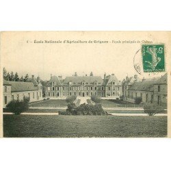 carte postale ancienne 78 GRIGNON. Ecole Nationale Agriculture. Façade du Château 1910