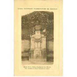 carte postale ancienne 78 GRIGNON. Ecole Nationale Agriculture. Buste Bella 1916