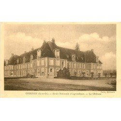 carte postale ancienne 78 GRIGNON. Ecole Nationale Agriculture. Château 1938